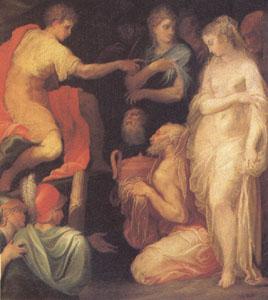 ABBATE, Niccolo dell The Continence of Scipio (mk05) oil painting picture